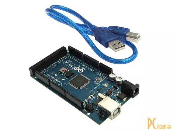 Mega 2560 R3 + USB cable (2012 новая версия, ATMEGA16U2, официальная версия), Микроконтроллер Arduino 